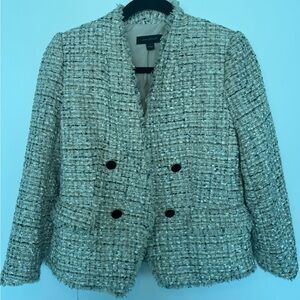 Ann Taylor tweed colorful blazer